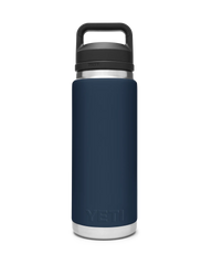 The Yeti Rambler 26oz Bottle with Chug Cap in Navy