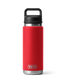 Rambler 26oz Bottle with Chug Cap in Rescue Red