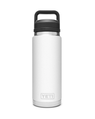 The Yeti Rambler 26oz Bottle with Chug Cap in White