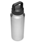 The Yeti Rambler 36oz Bottle with Chug Cap in Stainless Steel