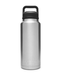 The Yeti Rambler 36oz Bottle with Chug Cap in Stainless Steel