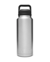 The Yeti Rambler 36oz Bottle with Chug Cap in Stainless Steel