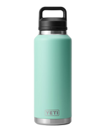 The Yeti Rambler 46oz Bottle with Chug Cap in Seafoam