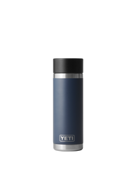 The Yeti Rambler 18oz Bottle With Hotshot Cap in Navy