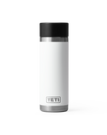 The Yeti Rambler 18oz Bottle With Hotshot Cap in White