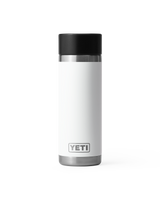 The Yeti Rambler 18oz Bottle With Hotshot Cap in White