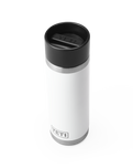 The Yeti Rambler 18oz Bottle With Hotshot Cap in White