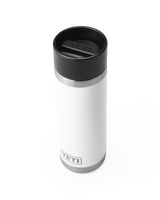 The Yeti Rambler 18oz Bottle With Hotshot Cap in White