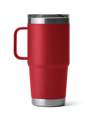 The Yeti Rambler 20oz Travel Mug in Rescue Red