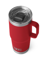 The Yeti Rambler 20oz Travel Mug in Rescue Red