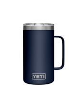 The Yeti Rambler 24oz Mug in Navy