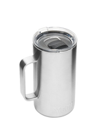 The Yeti Rambler 24oz Mug in Stainless Steel