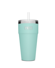 The Yeti Rambler 26oz Straw Cup in Sea Foam