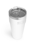 The Yeti Rambler 26oz Straw Cup in White