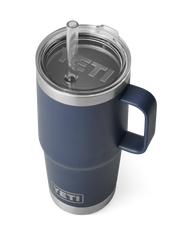 The Yeti Rambler 25oz Straw Mug in Navy