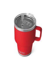 The Yeti Rambler 35oz Straw Mug in Rescue Red