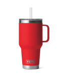 The Yeti Rambler 35oz Straw Mug in Rescue Red