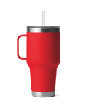 The Yeti Rambler 35oz Straw Mug in Rescue Red