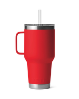 The Yeti Rambler 35oz Straw Mug in Rescue Red