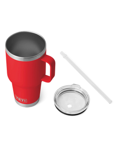 The Yeti Rambler 35oz Straw Mug in Rescue Red