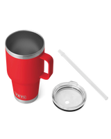 The Yeti Rambler 35oz Straw Mug in Rescue Red