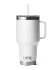 The Yeti Rambler 35oz Straw Mug in White