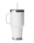 The Yeti Rambler 35oz Straw Mug in White