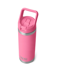 The Yeti Rambler 18oz Straw Bottle in Harbour Pink