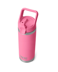 The Yeti Rambler 18oz Straw Bottle in Harbour Pink