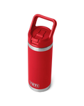 The Yeti Rambler 18oz Straw Bottle in Rescue Red