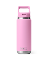 The Yeti Rambler 26oz Bottle with Straw Cap in Power Pink