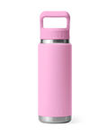 The Yeti Rambler 26oz Bottle with Straw Cap in Power Pink