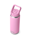 The Yeti Rambler 26oz Bottle with Straw Cap in Power Pink