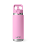 The Yeti Rambler 26oz Bottle with Straw Cap in Power Pink