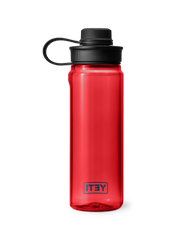 The Yeti Yonder 750ml Water Bottle With Tether Cap in Rescue Red