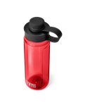 The Yeti Yonder 750ml Water Bottle With Tether Cap in Rescue Red