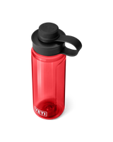 The Yeti Yonder 750ml Water Bottle With Tether Cap in Rescue Red