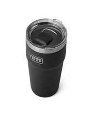 The Yeti Rambler 20oz Stackable Cup in Black