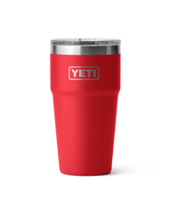 The Yeti Rambler 20oz Stackable Cup in Rescue Red