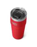 The Yeti Rambler 20oz Stackable Cup in Rescue Red