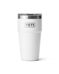 The Yeti Rambler 20oz Stackable Cup in White