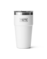 The Yeti Rambler 20oz Stackable Cup in White