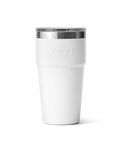 The Yeti Rambler 20oz Stackable Cup in White