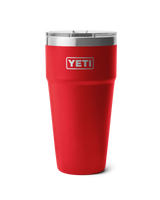 The Yeti Rambler 30oz Stackable Cup in Rescue Red