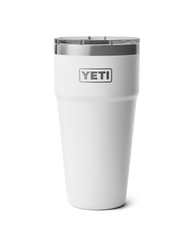 The Yeti Rambler 30oz Stackable Cup in White