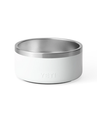 The Yeti Boomer 4 Dog Bowl in White