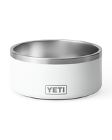 The Yeti Boomer 8 Dog Bowl in White