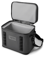 The Yeti Hopper Flip 18 Soft Cooler in Charcoal