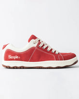 The Simple Mens OS Suede Shoes in Cherry