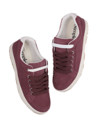 The Simple Mens OS Standard Issue Suede Shoes in Merlot